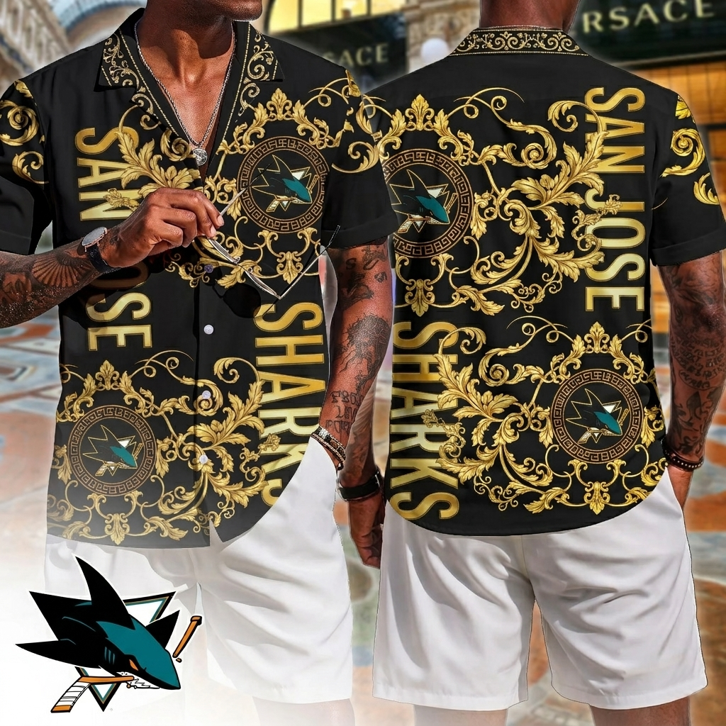 Premium NHL SJS Luxury Hawaiin Shirt V1 NMD CTKT