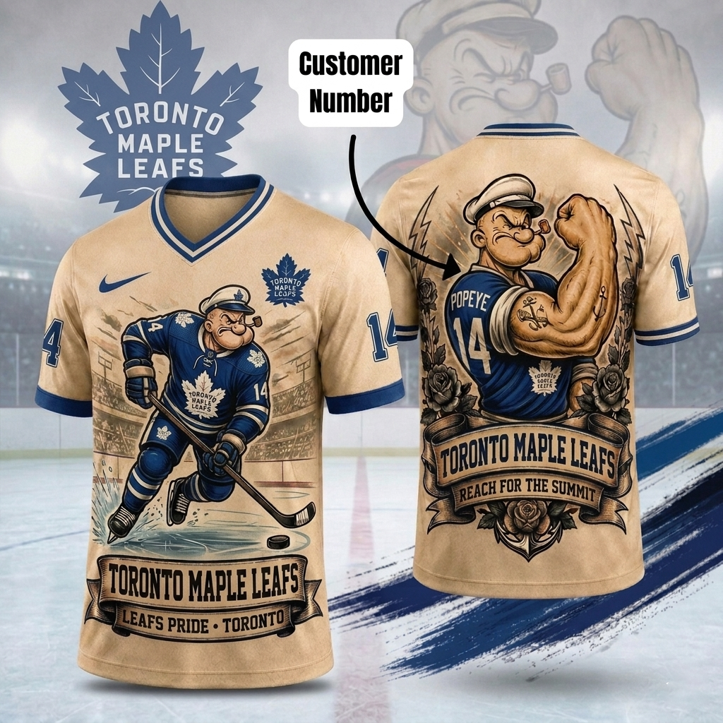 Premium NHL TML Popeye Vintage Tattoo T-shirt V1 NMD CTKT