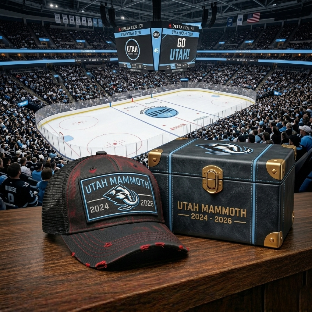 Premium NHL UM Anniversary Heritage Distressed Trucker Cap V21 NMD CTKT
