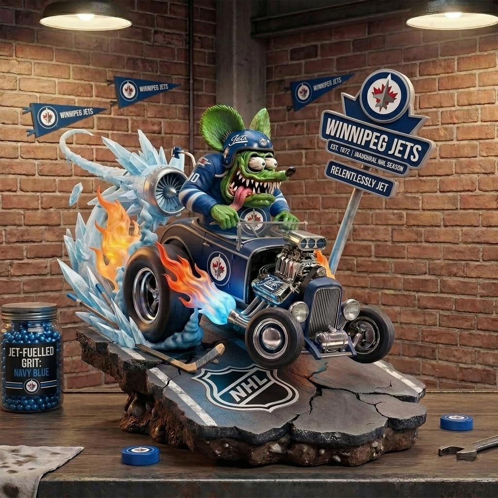 Premium NHL WJ Racing Addiction Acrylic Plaque V1 NMD CTKT