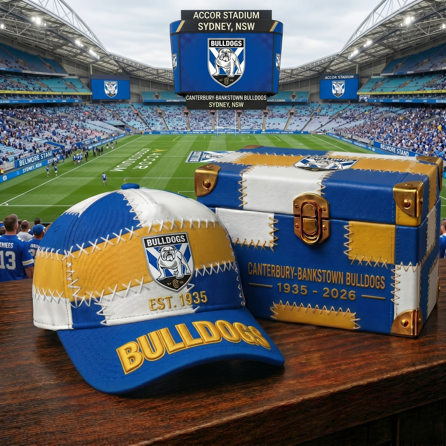 Premium NRL CBB Patchwork Snapback Cap V33 NMD 270426 TTV