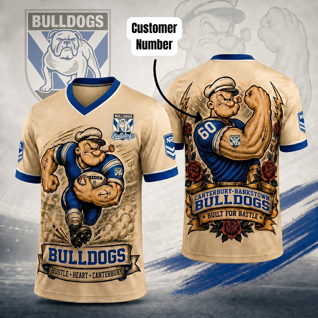 Premium NRL CBB Popeye Vintage Tattoo T-shirt V1 NMD 070526 TTV