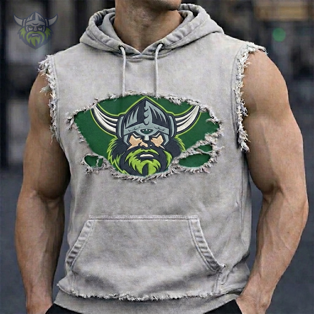 Premium NRL CR Distressed Hooded Tank V1 NMD 210426 TTV