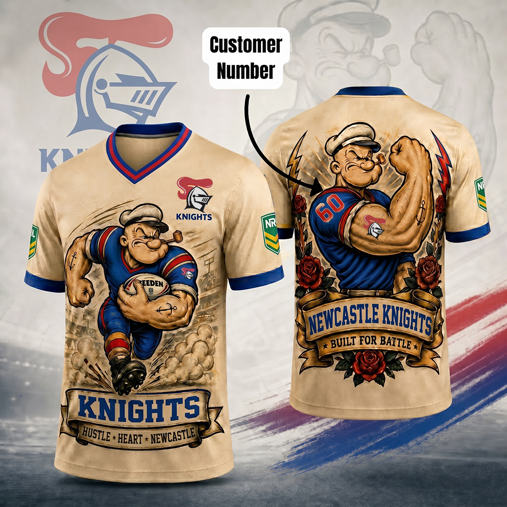 Premium NRL KN Popeye Vintage Tattoo T-shirt V1 NMD 070526 TTV