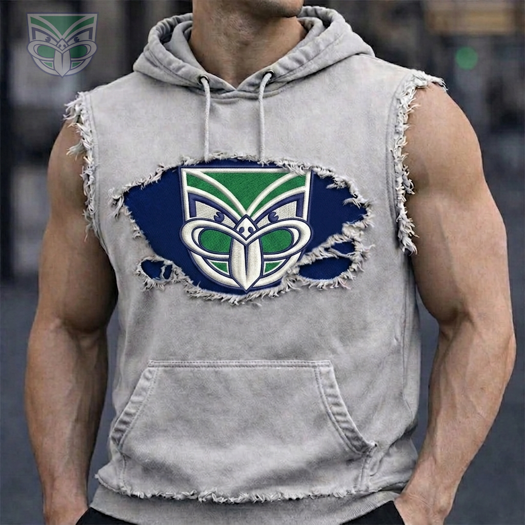 Premium NRL NZW Distressed Hooded Tank V1 NMD 210426 TTV