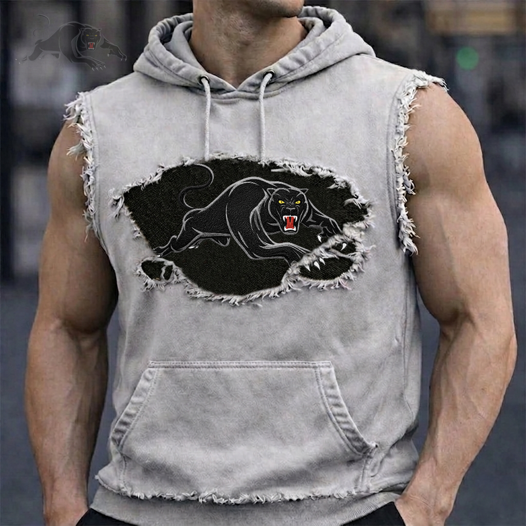 Premium NRL PP Distressed Hooded Tank V1 NMD 210426 TTV