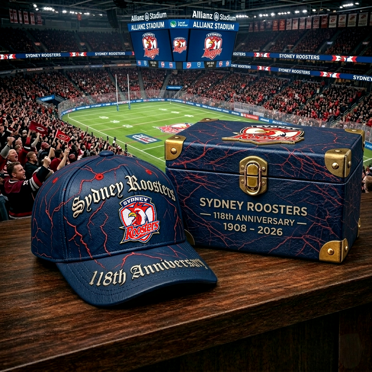 Premium NRL SR Anniversary Vintage Crackle Cap V22 NMD 060426 TTV