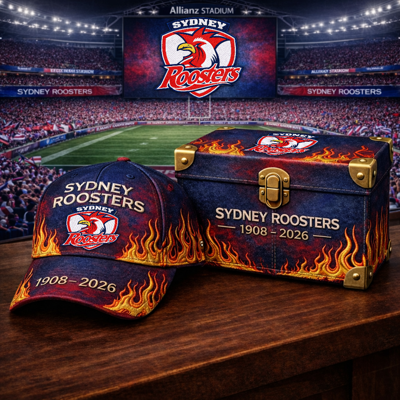 Premium NRL SR Classic Flame Tribute Cap V17 NMD 310326 TTV