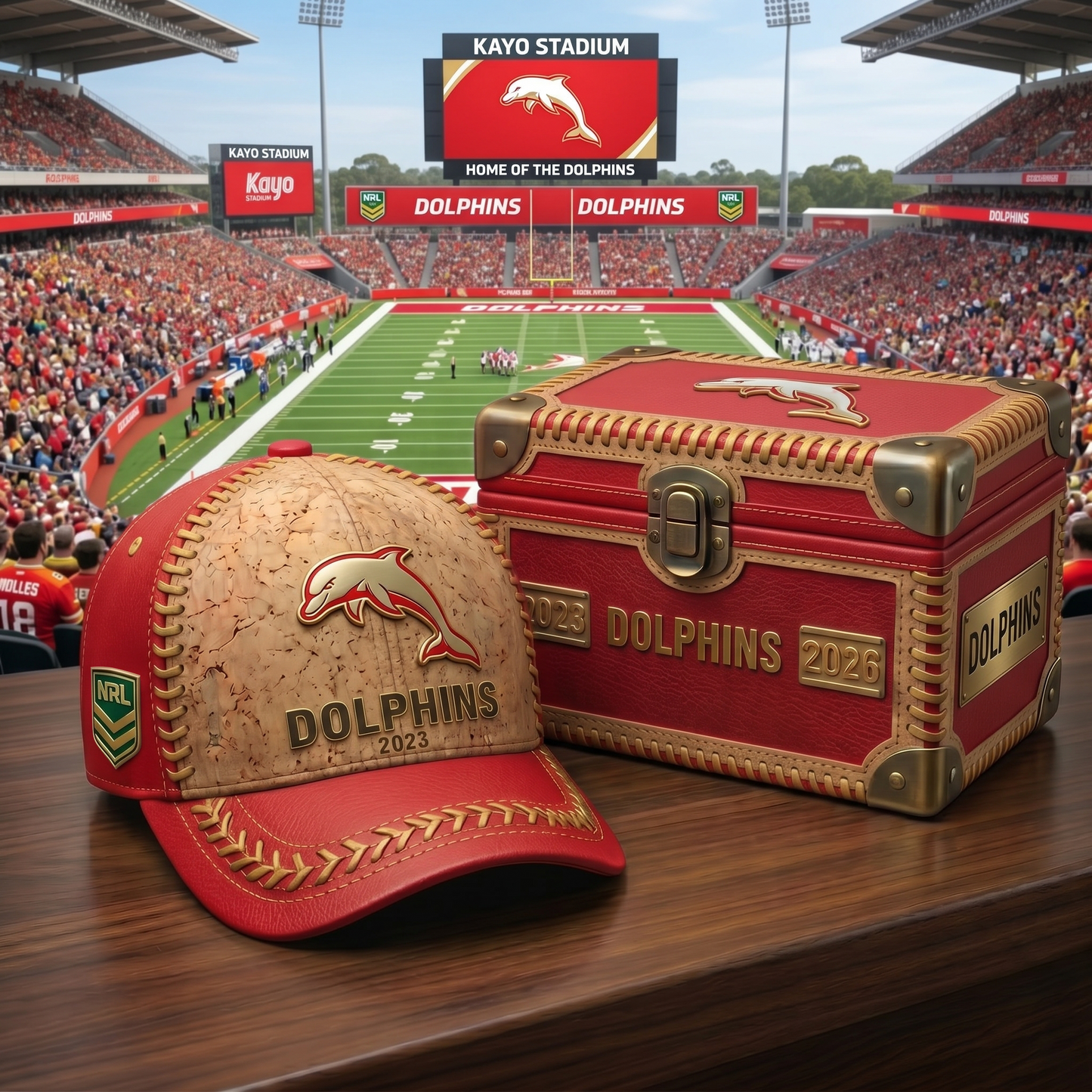 Premium NRL TD Cork Leather Cap V32 NMD 250426 TTV