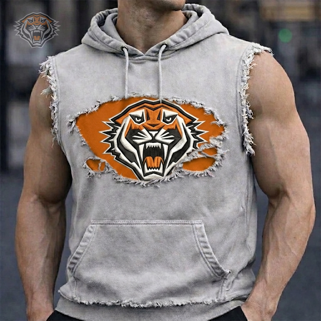 Premium NRL WT Distressed Hooded Tank V1 NMD 210426 TTV