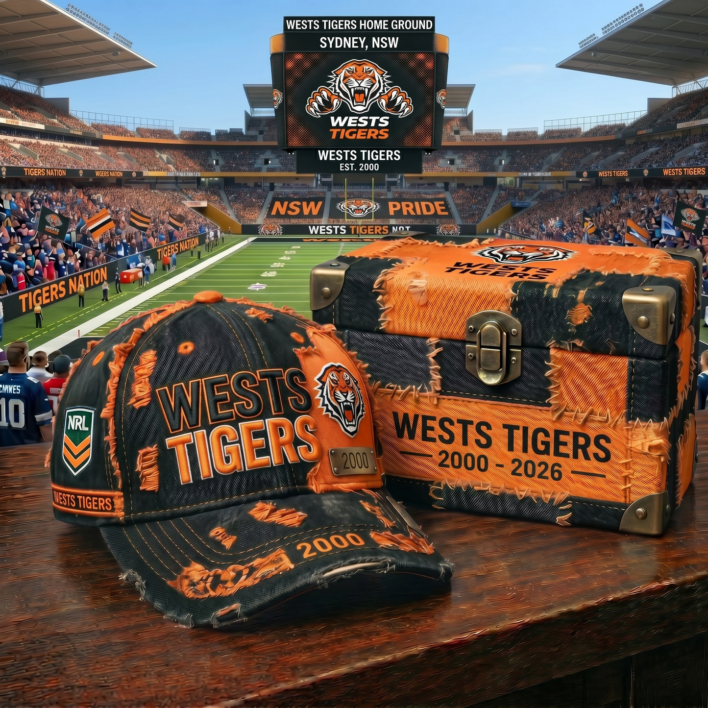 Premium NRL WT Patchwork Denim Cap V34 NMD 060526 TTV