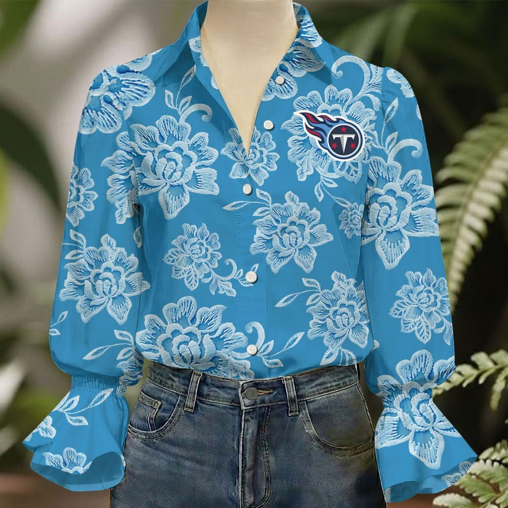 TEN x NFL 3D Collared Lace Long Sleeved Shirt 2004 DatND DVT