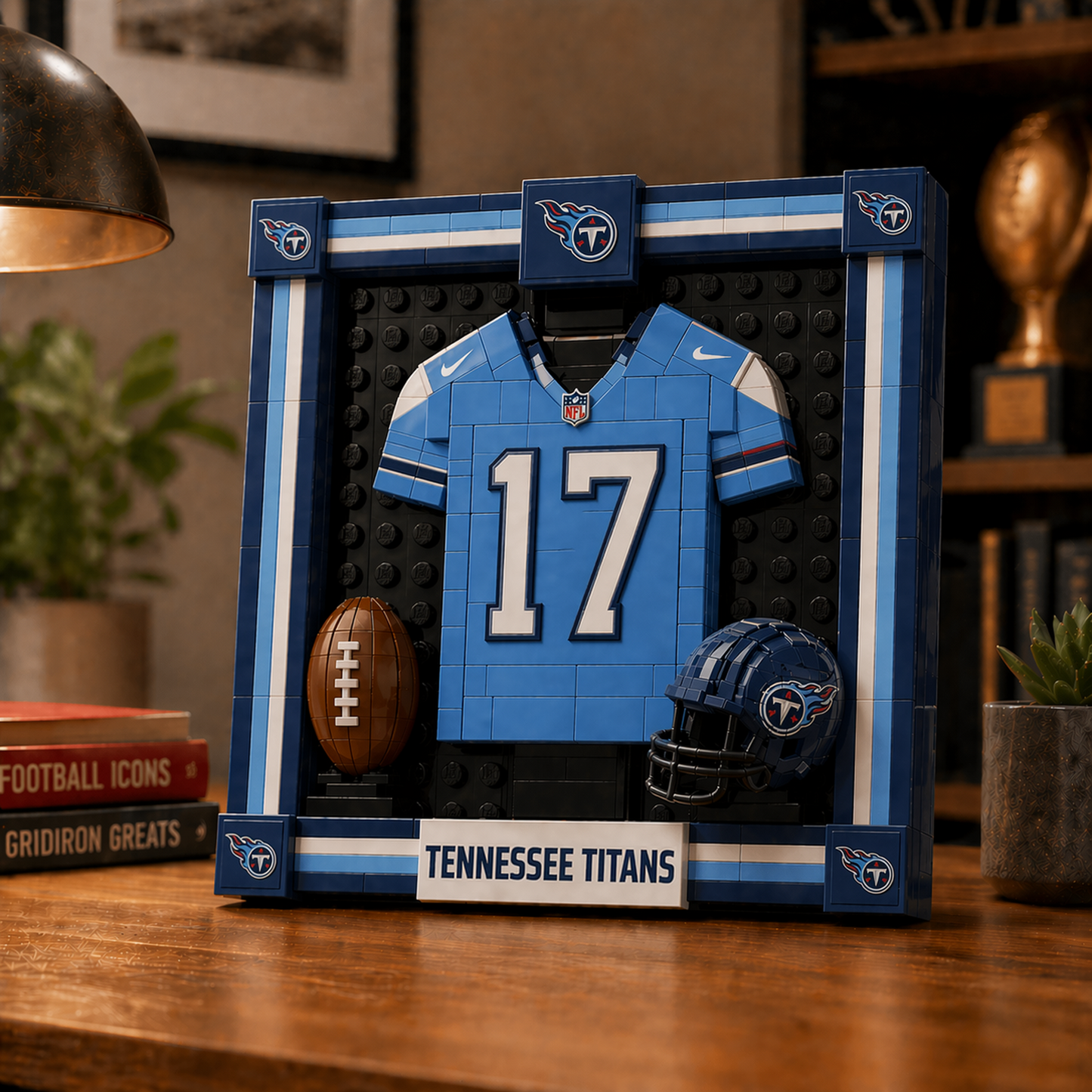 TEN x NFL Framed Jersey Building Set 2304 DatND DVT