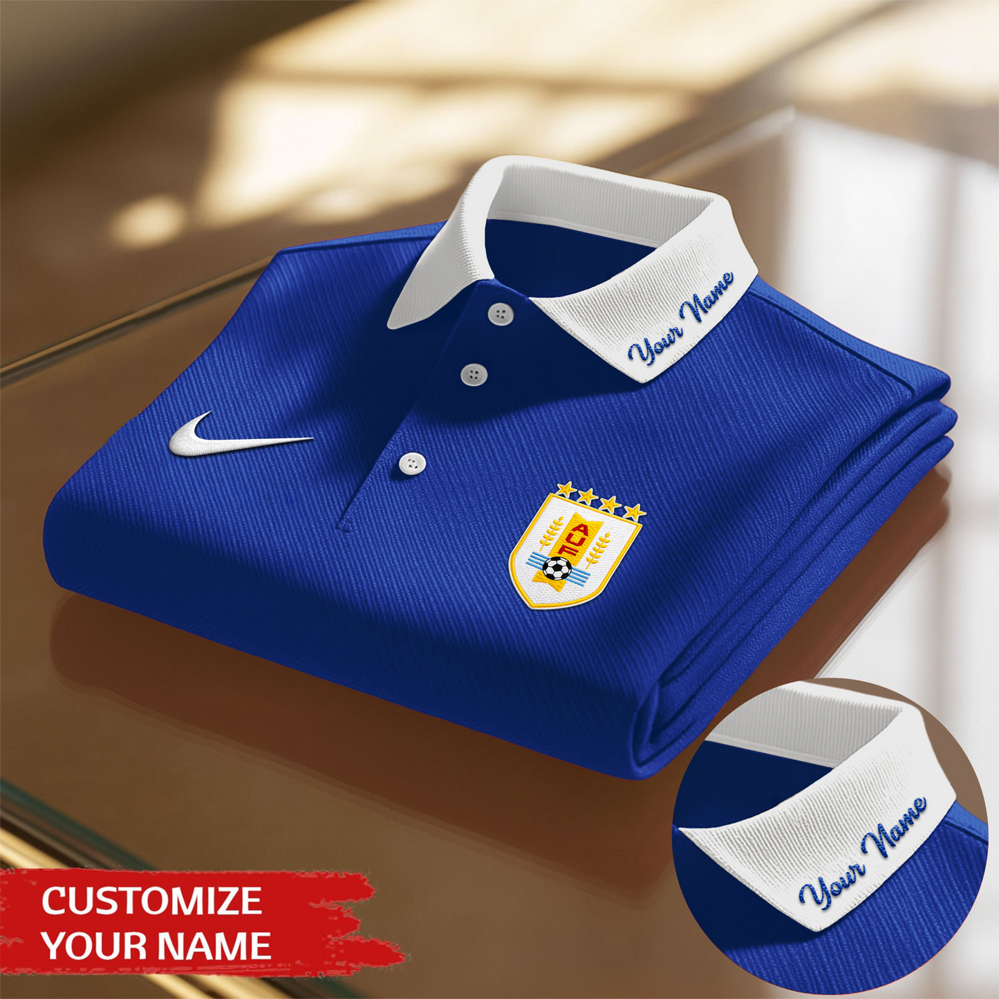 Uruguay Premium WC26 Polo Shirt 0805 DatND DVT