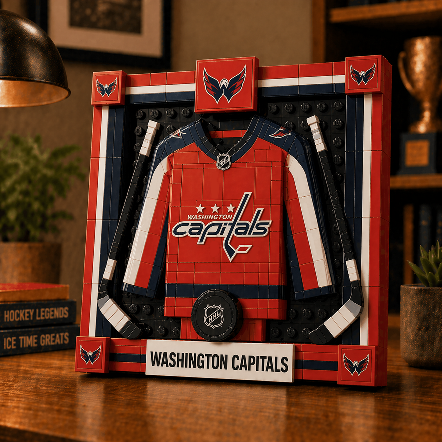 WSH x NHL Framed Jersey Building Set 2404 DatND DVT