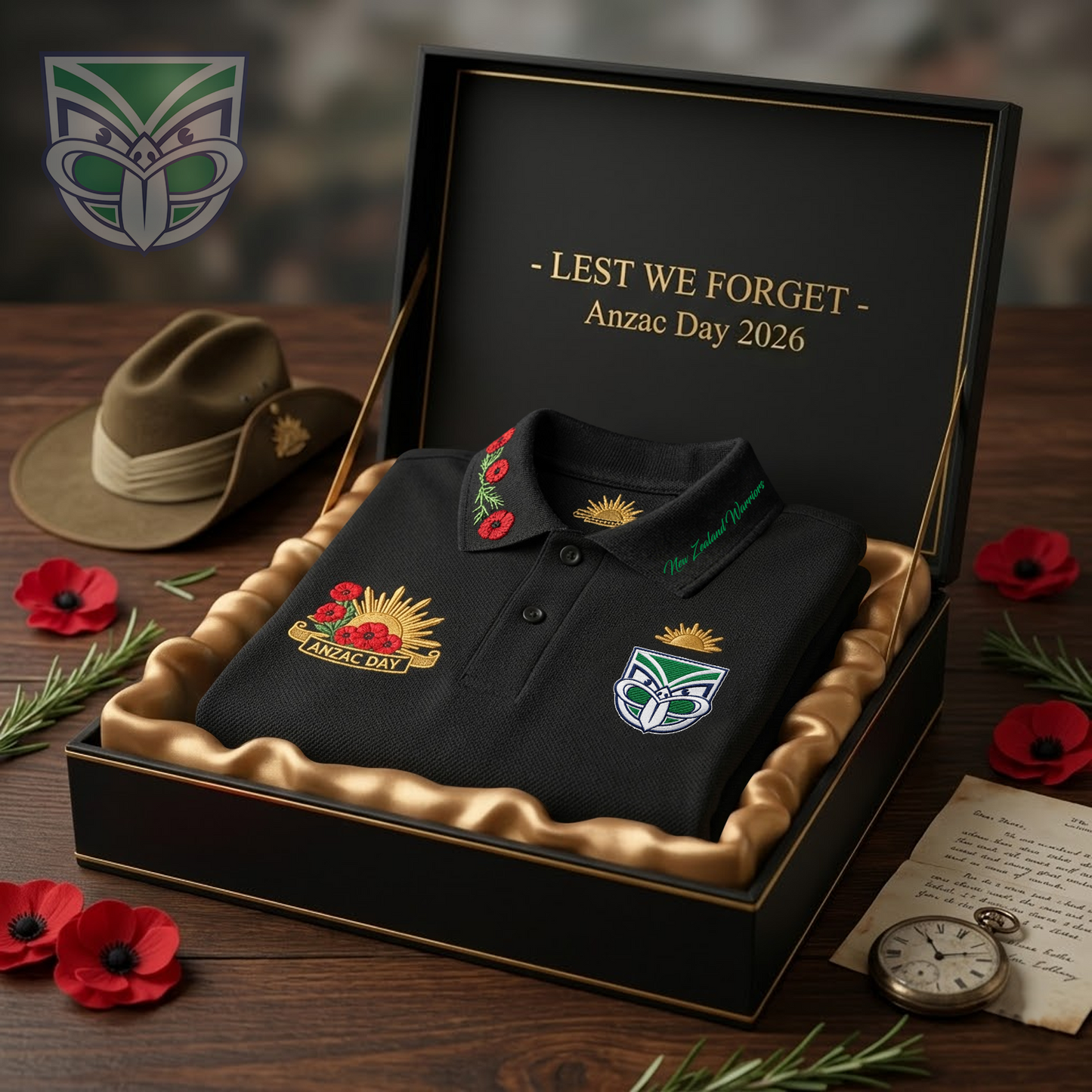 NZW X NRL Honor & Memory Polo Gift Set 3103 NAK NHT
