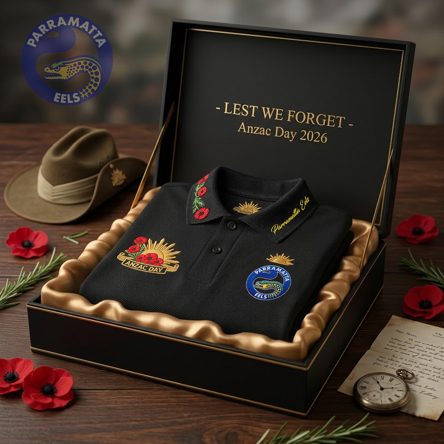 PAR X NRL Honor & Memory Polo Gift Set 3103 NAK NHT