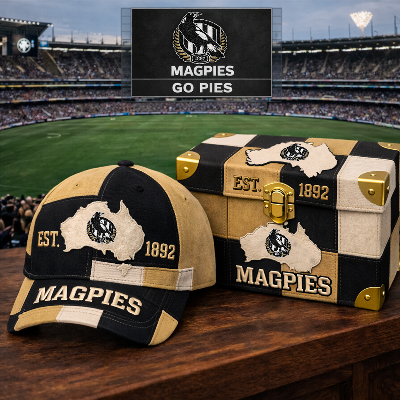 Premium AFL CM Heritage Patchwork Vintage Cap V12 NMD TTV