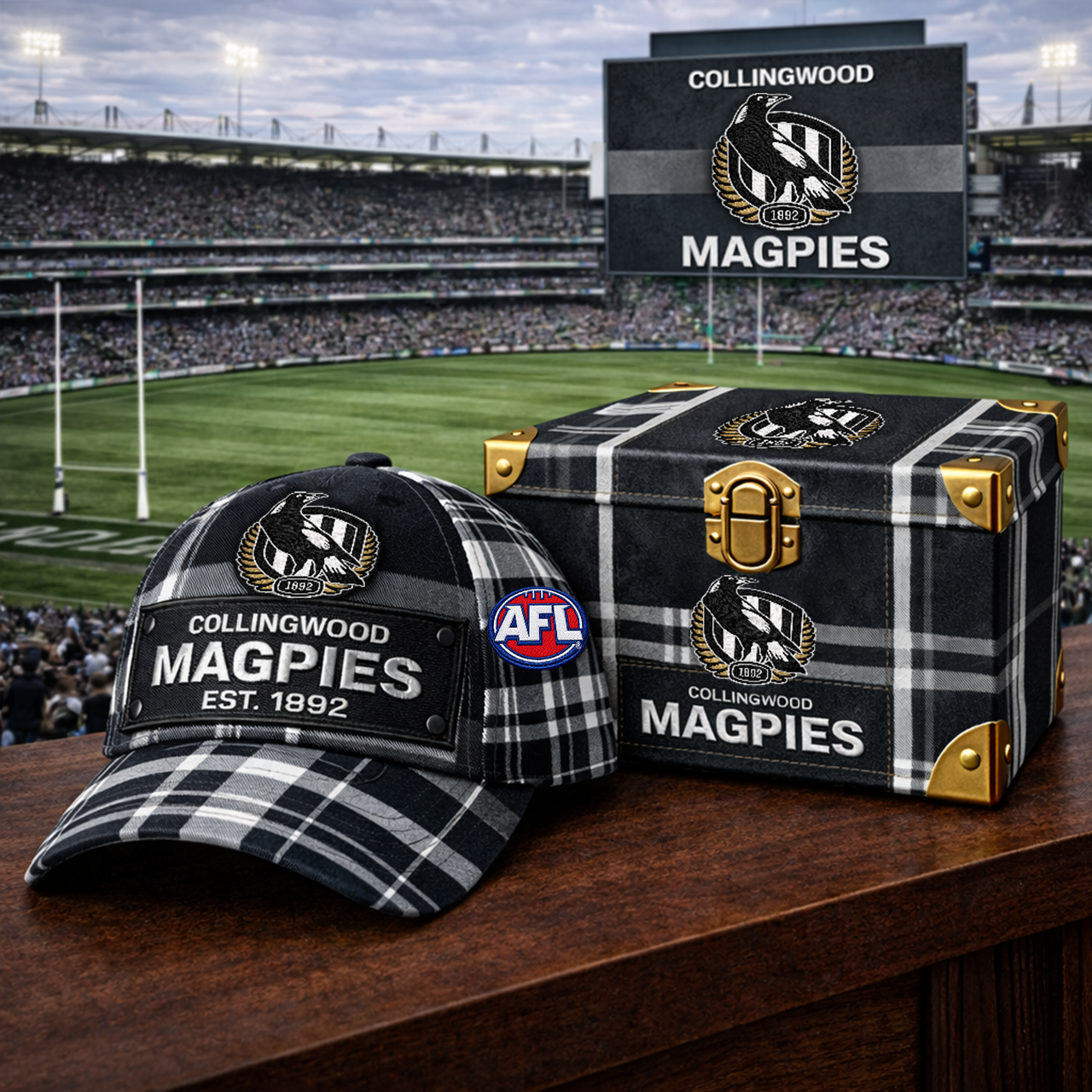 Premium AFL CM Heritage Plaid Vintage Cap V14 NMD TTV