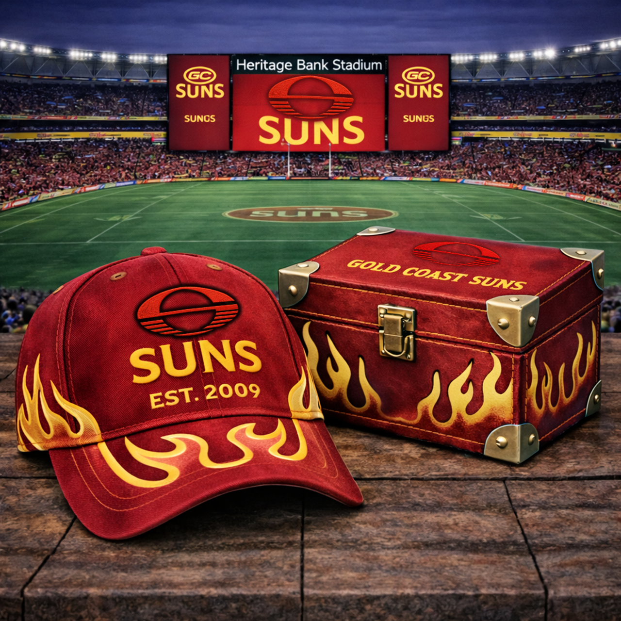 Premium AFL GCS Flame Heritage Vintage Cap V13 NMD TTV