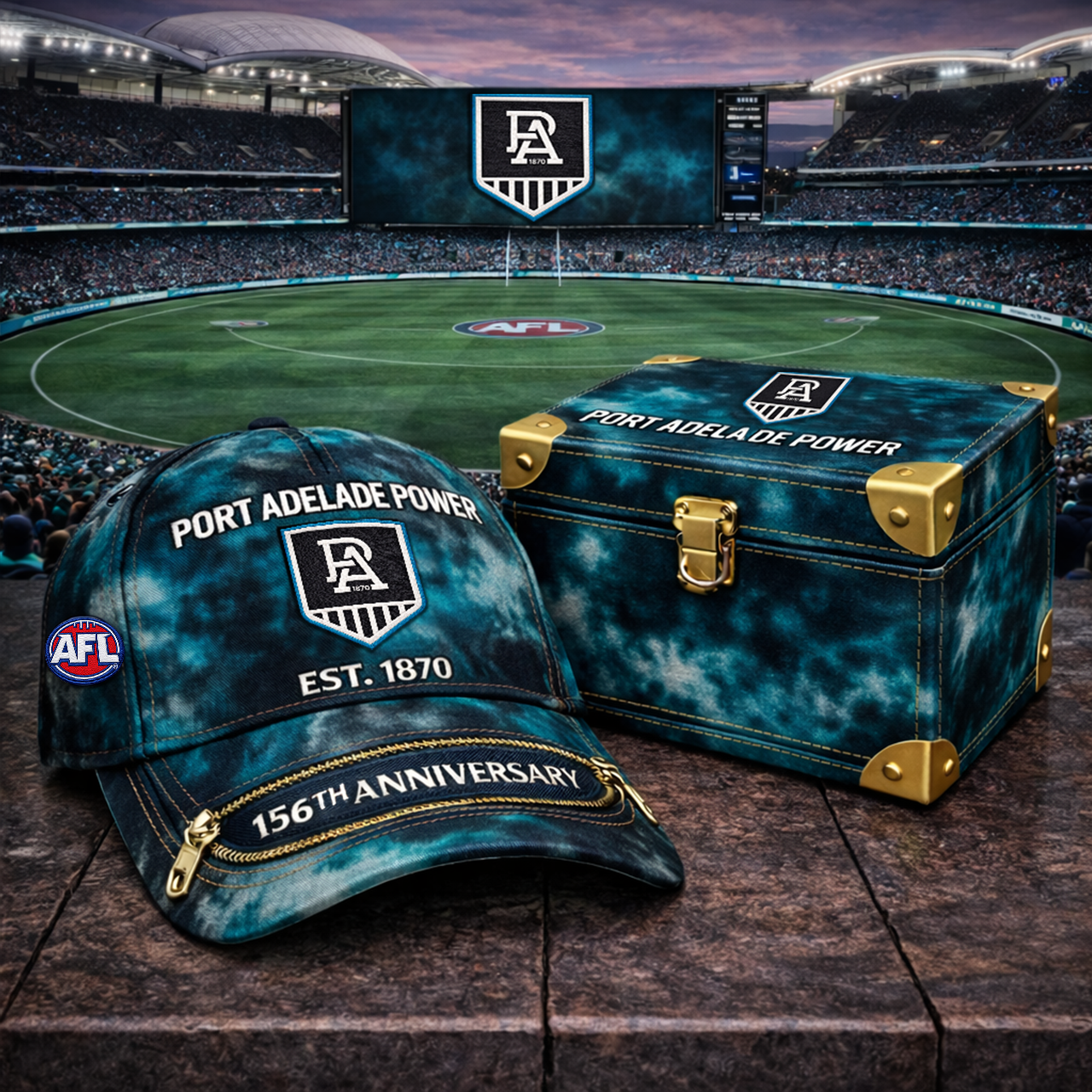 Premium AFL PAP Anniversary Tie-Dye Heritage Zipper Cap V9 NMD TTV