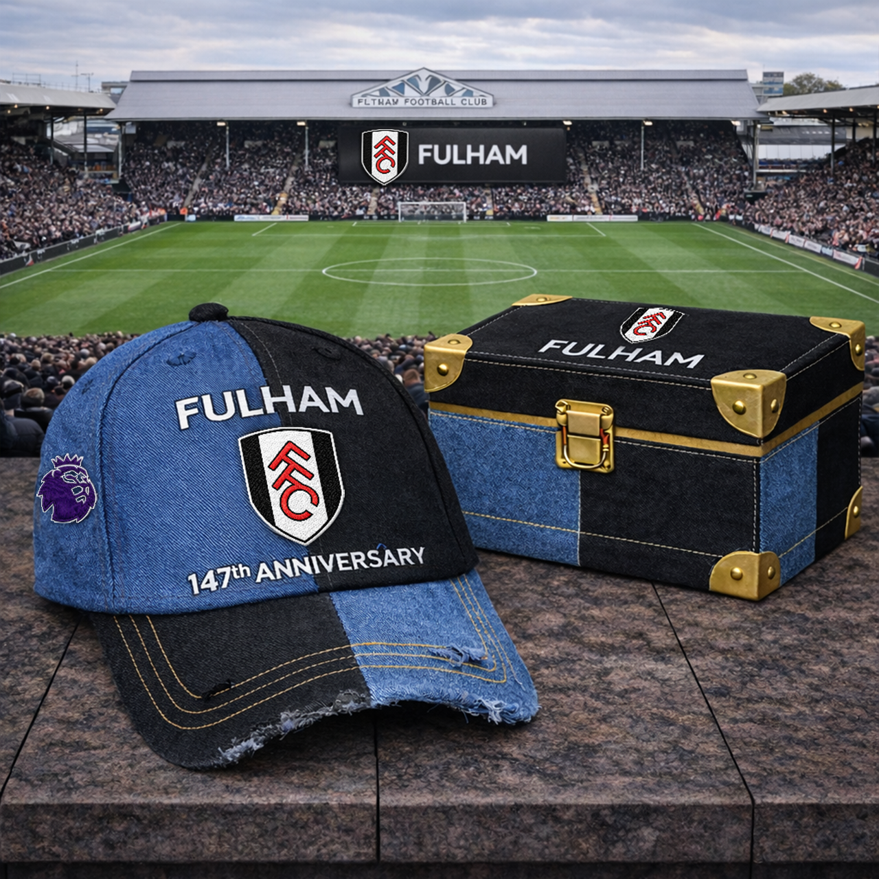 Premium EPL FUL Anniversary Vintage Two-Tone Distressed Cap V11 NMD TTV