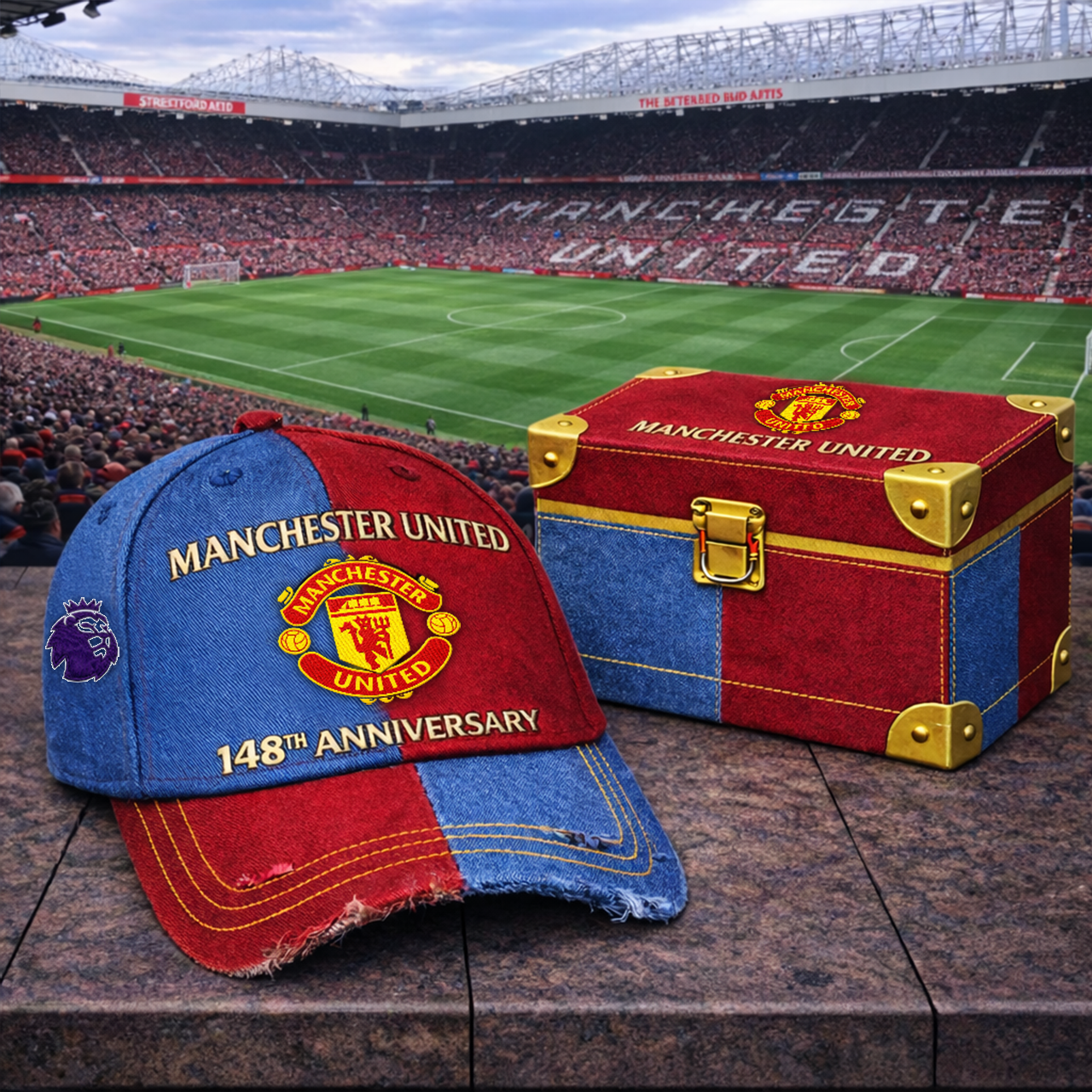 Premium EPL MU Anniversary Vintage Two-Tone Distressed Cap V11 NMD TTV