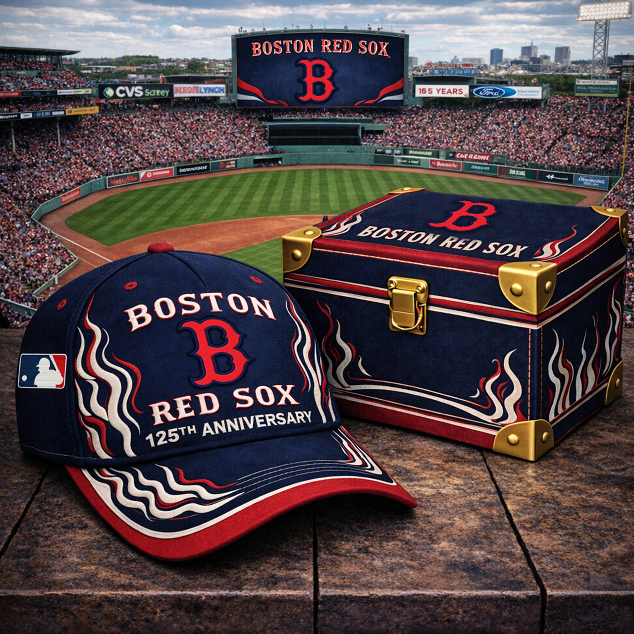 Premium MLB BRS Anniversary Flame Edition Cap V8 NMD TTV