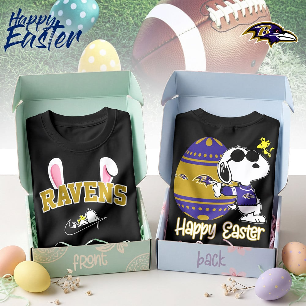 Premium NFL BAL Happy Snoopy Easter T-shirt V1 NMD TTV