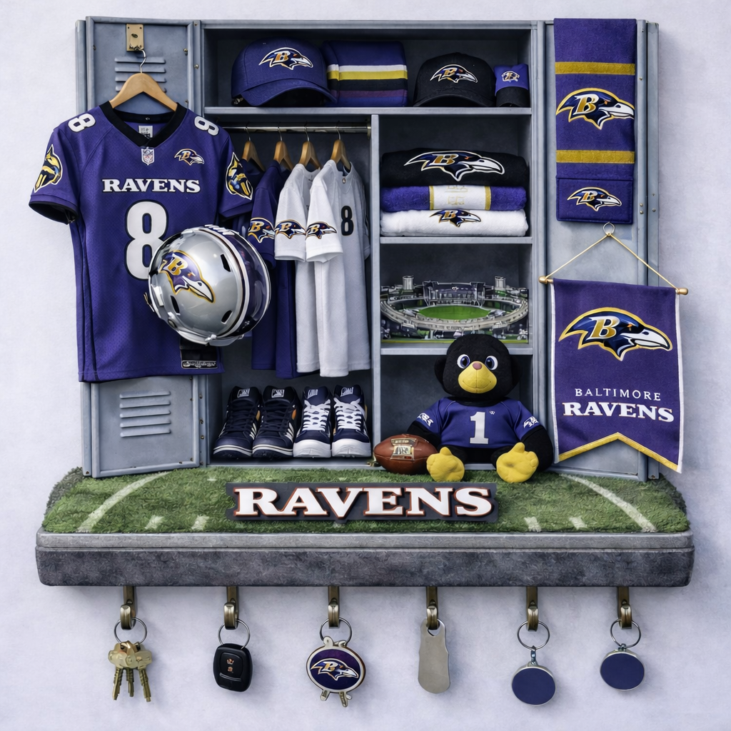 Premium NFL BAL Locker Key Holder V2 NMD TTV