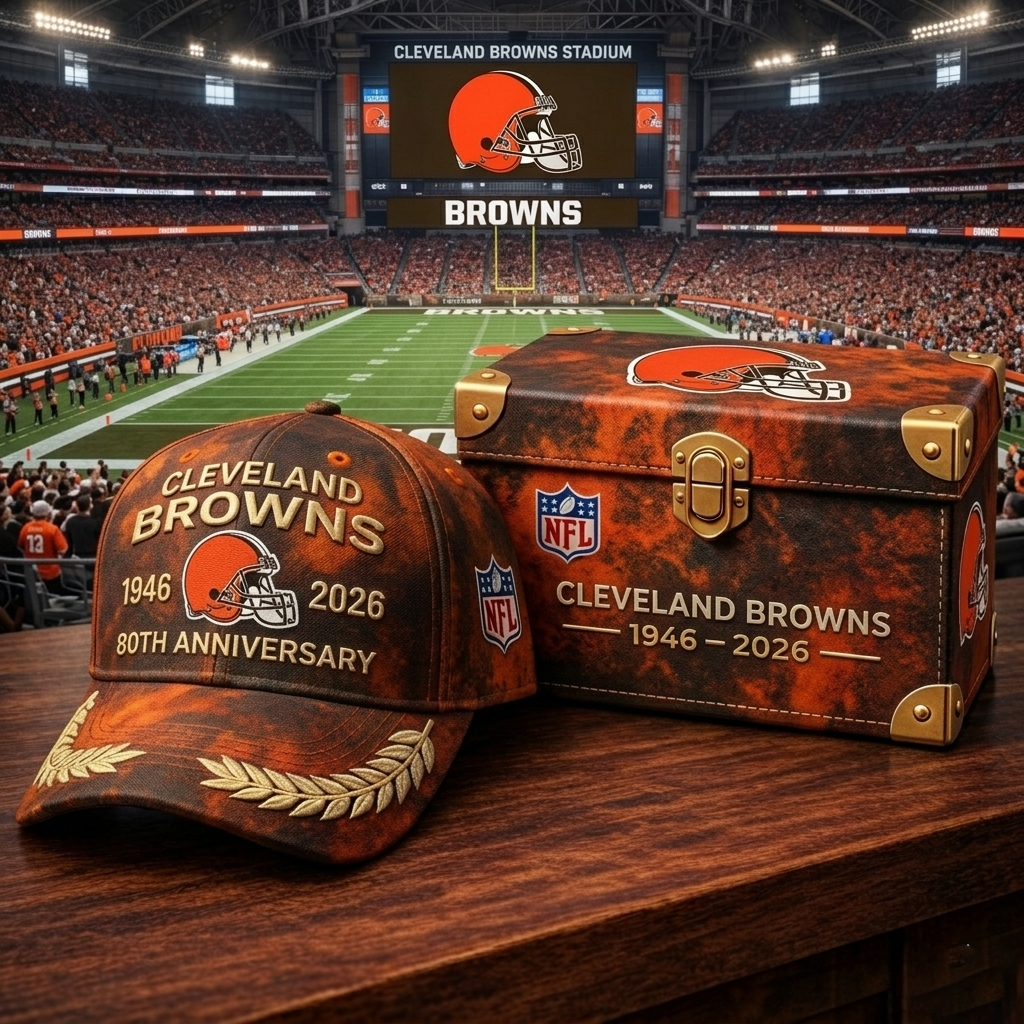 Premium NFL CLE Anniversary Heritage Cap V15 NMD CTKT