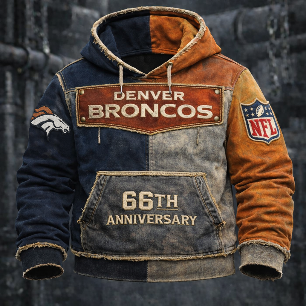 Premium NFL DEN Anniversary Vintage Hoodie V1 NMD TTV