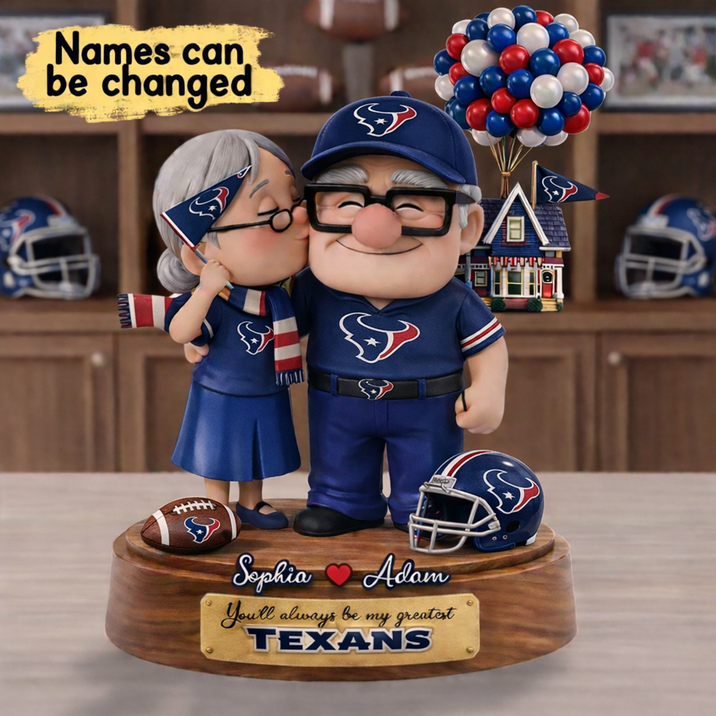 Premium NFL HT x Ups Personalized Couple Name Acrylic Plaque V1 NMD CTKT