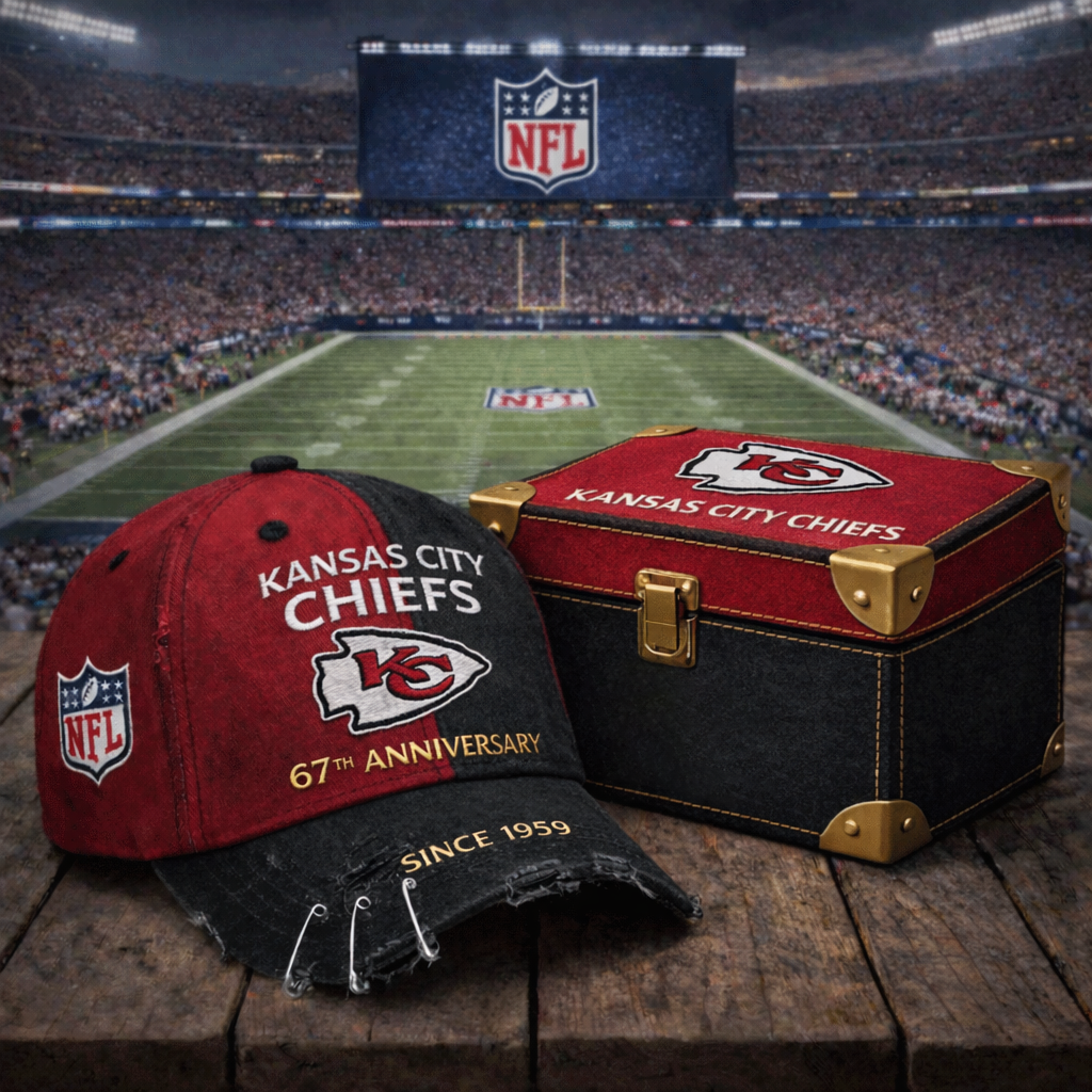 Premium NFL KCC Anniversary Vintage Crackle Hat V7 NMD CTKT