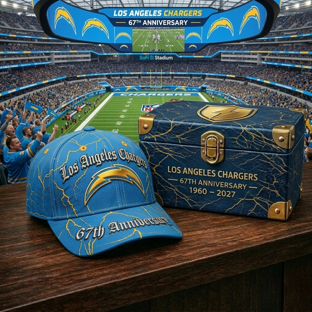 Premium NFL LAC Anniversary Vintage Crackle Cap V22 NMD CTKT