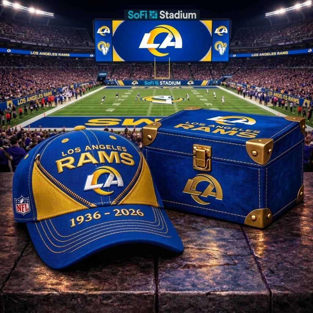 Premium NFL LAR Vintage Zipper Heritage Anniversary Cap V10 NMD CTKT