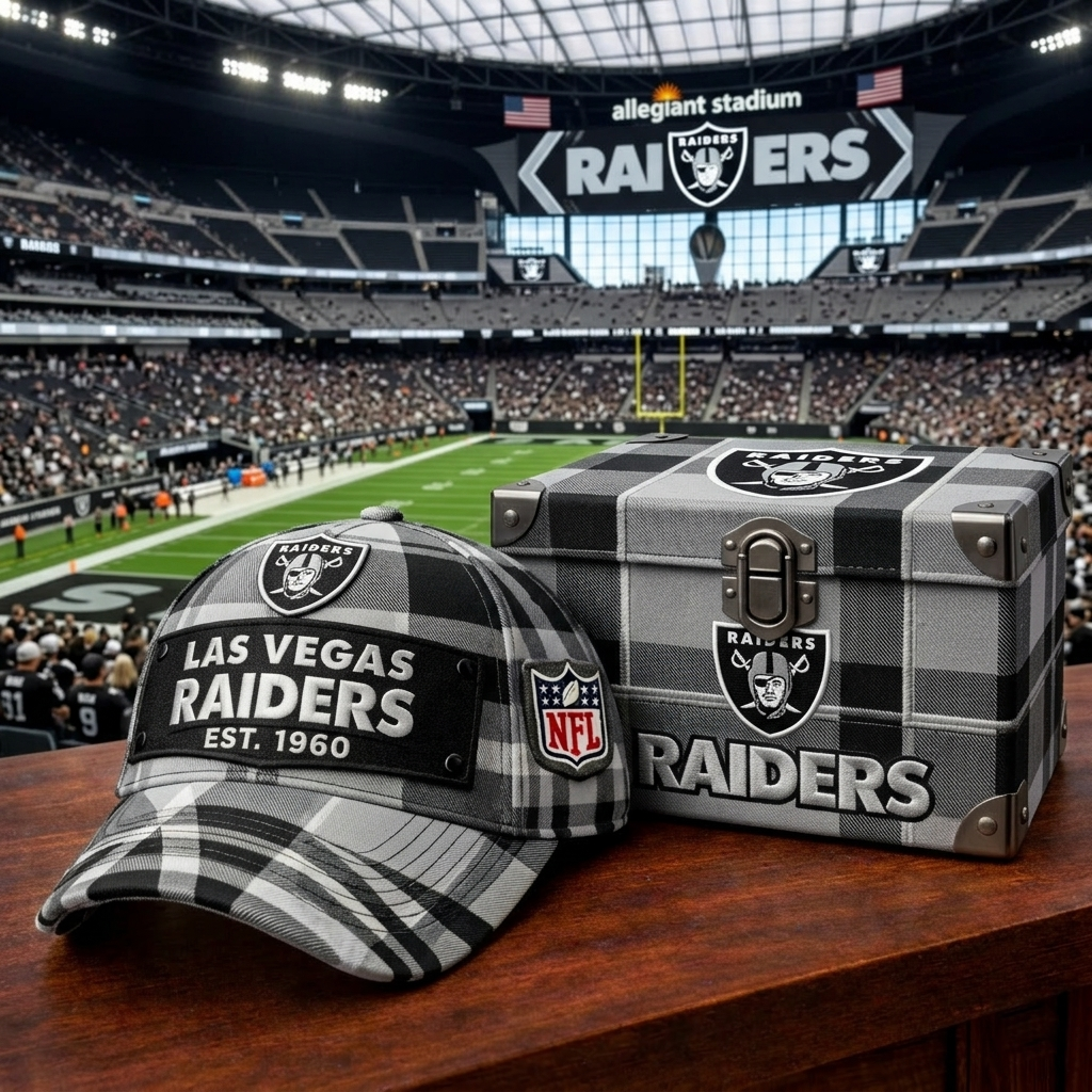 Premium NFL LVR Heritage Plaid Vintage Cap V14 NMD CTKT