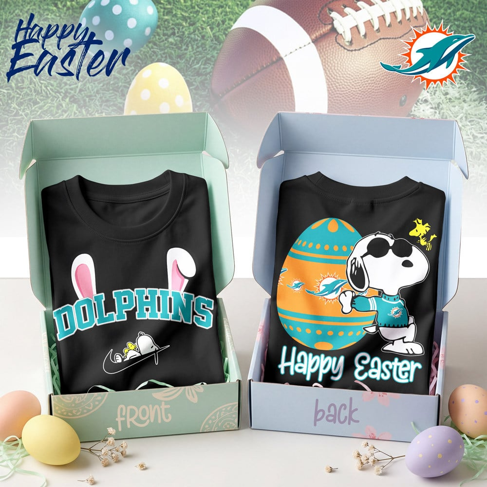 Premium NFL MIA Happy Snoopy Easter T-shirt V1 NMD TTV
