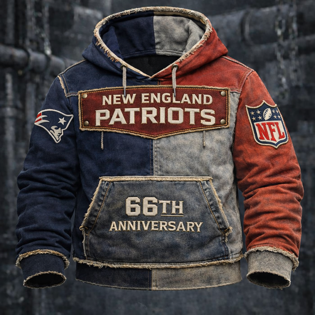 Premium NFL NE Anniversary Vintage Hoodie V1 NMD TTV