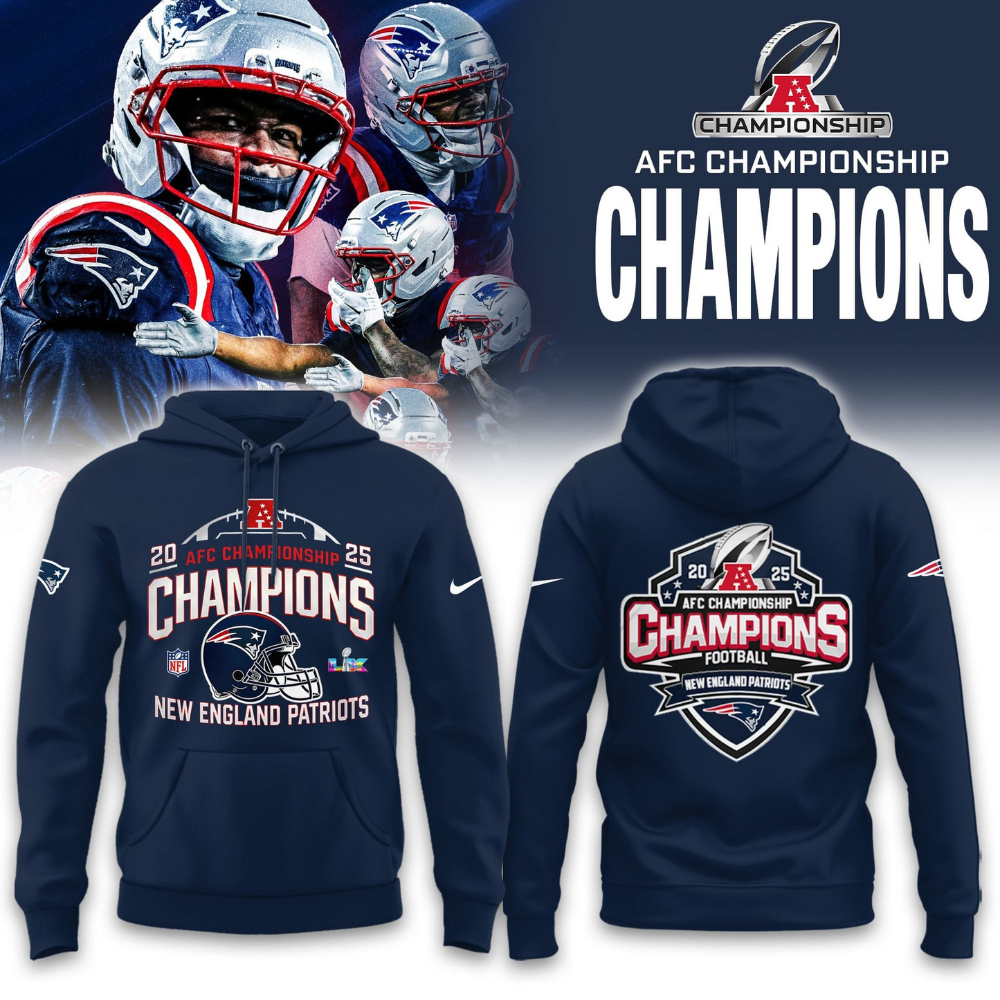 Premium NFL NEP Champions Hoodie V2 NMD TTV