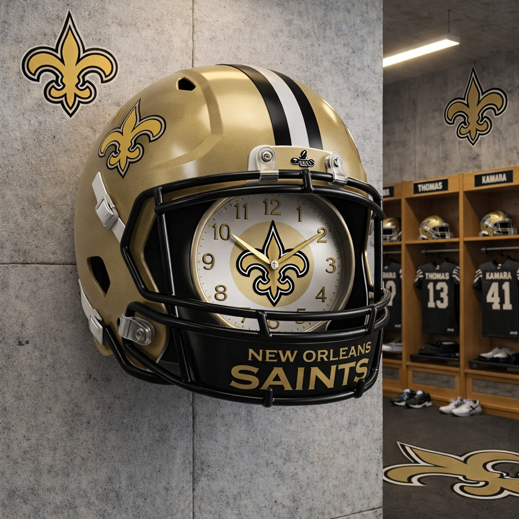Premium NFL NO Helmet Wall Clock V2 NMD TTV