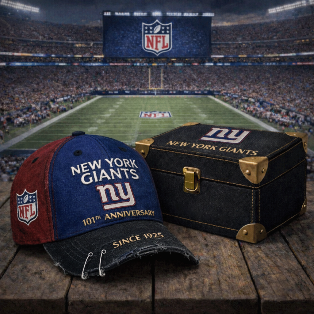 Premium NFL NYG Anniversary Vintage Crackle Hat V7 NMD CTKT