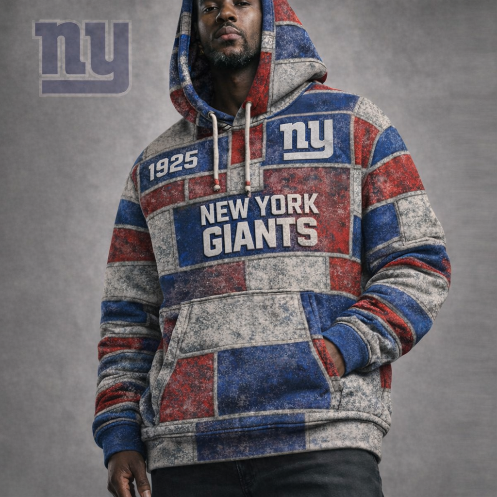 Premium NFL NYG Vintage Patchwork Hoodie V2 NMD CTKT