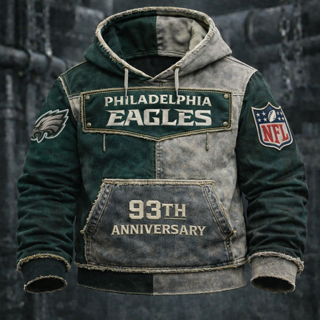 Premium NFL PHI Anniversary Vintage Hoodie V1 NMD TTV