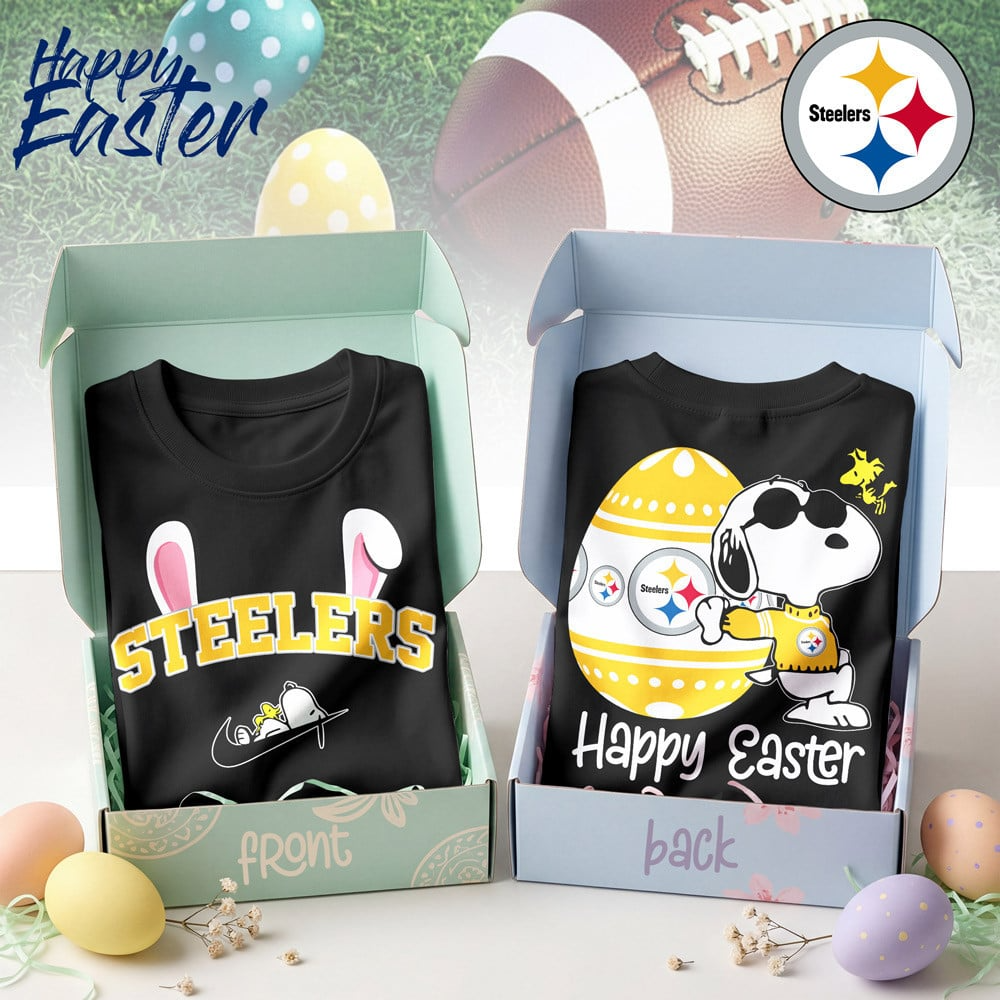 Premium NFL PIT Happy Snoopy Easter T-shirt V1 NMD TTV