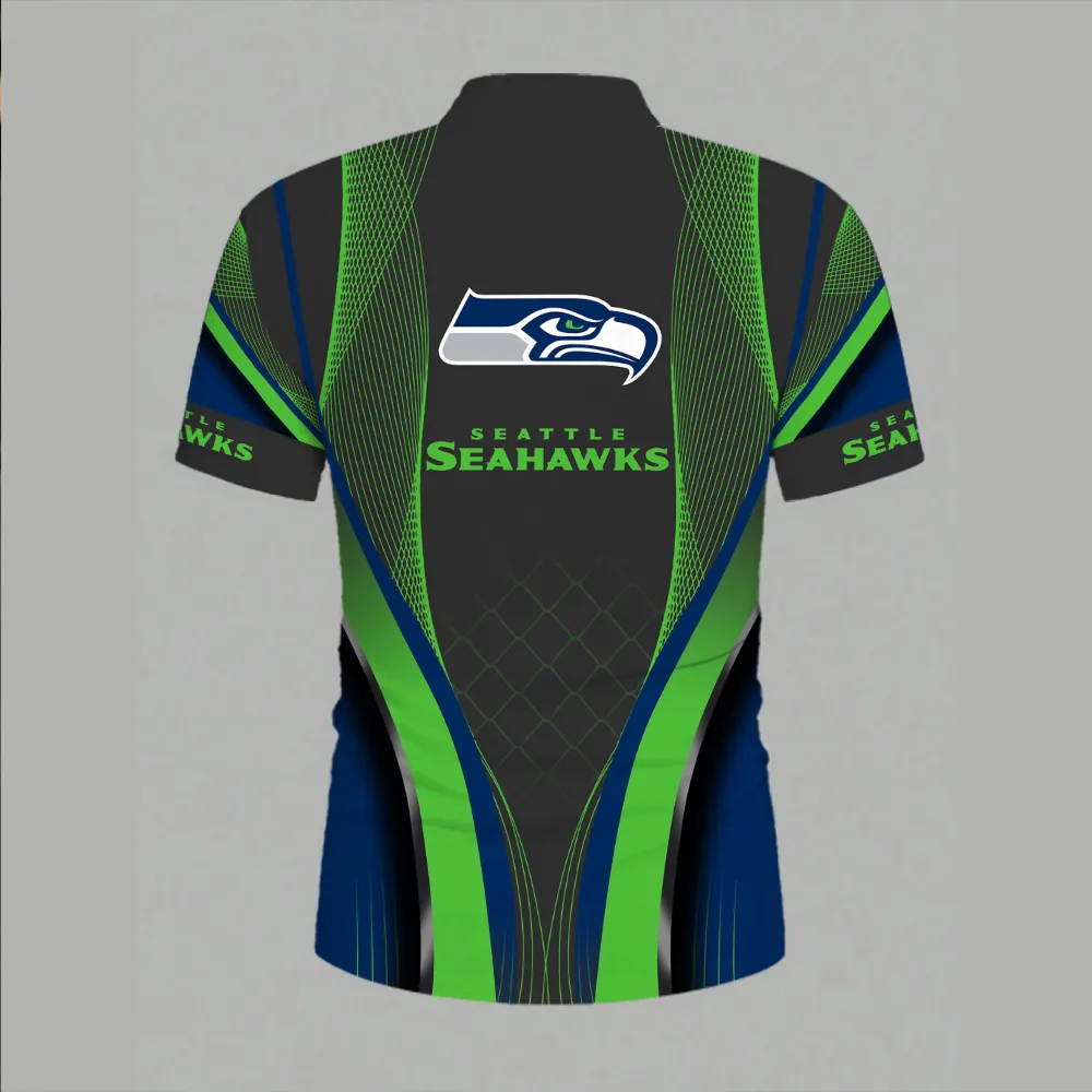 Premium NFL SEA 2025 NFC West Champions Polo Shirt V1 NMD 070125 TTV