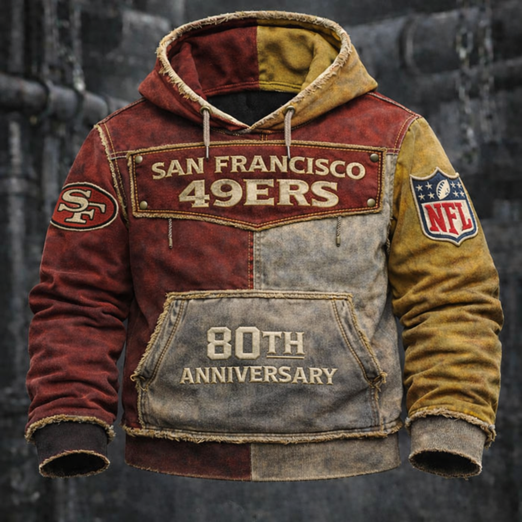 Premium NFL SF Anniversary Vintage Hoodie V1 NMD TTV