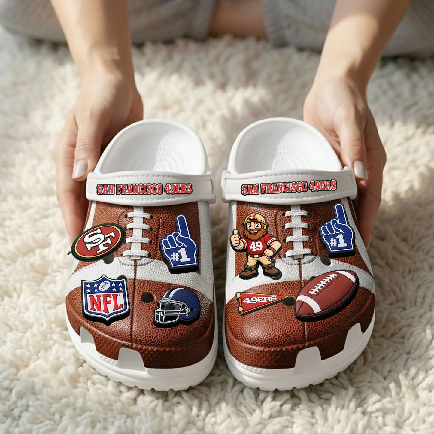 Premium NFL SF Clogs With Charms V1 NMD TTV