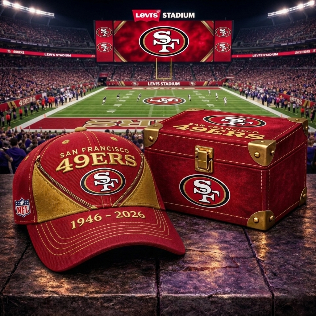 Premium NFL SF49 Vintage Zipper Heritage Anniversary Cap V10 NMD CTKT