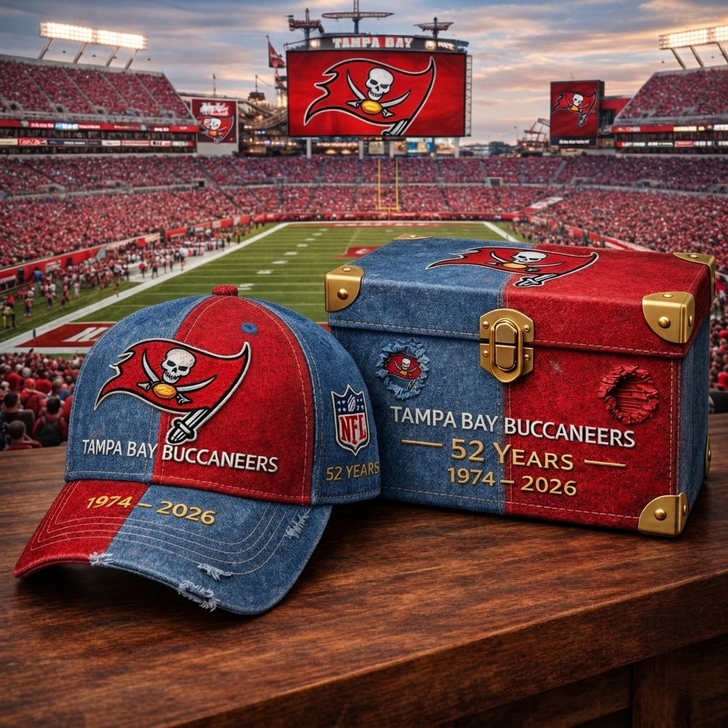 Premium NFL TBB Anniversary Vintage Two Tone Distressed Cap V11 NMD CTKT